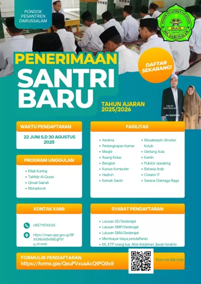 Pendaftaran Santri Baru